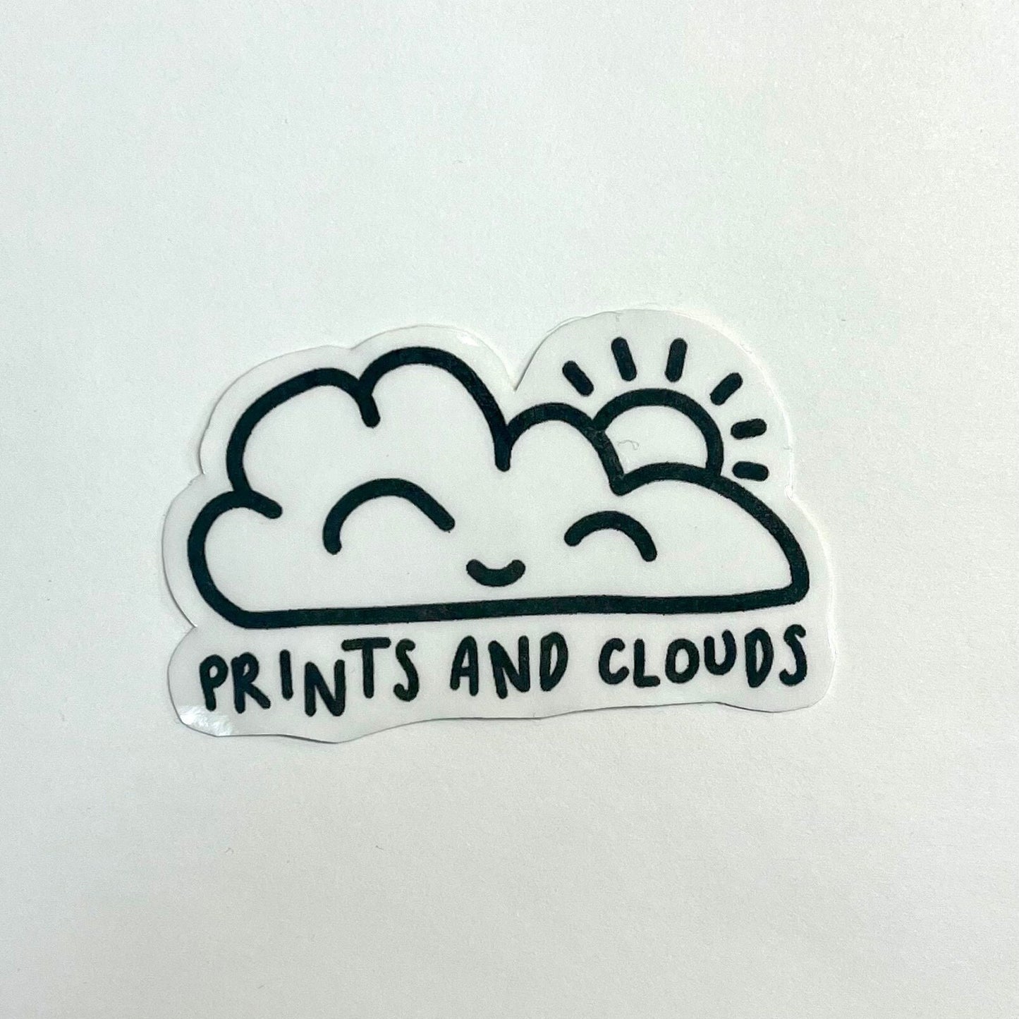 PrintsAndClouds Logo Sticker