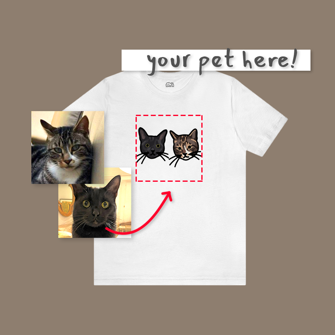 Custom Pet Head T-Shirt