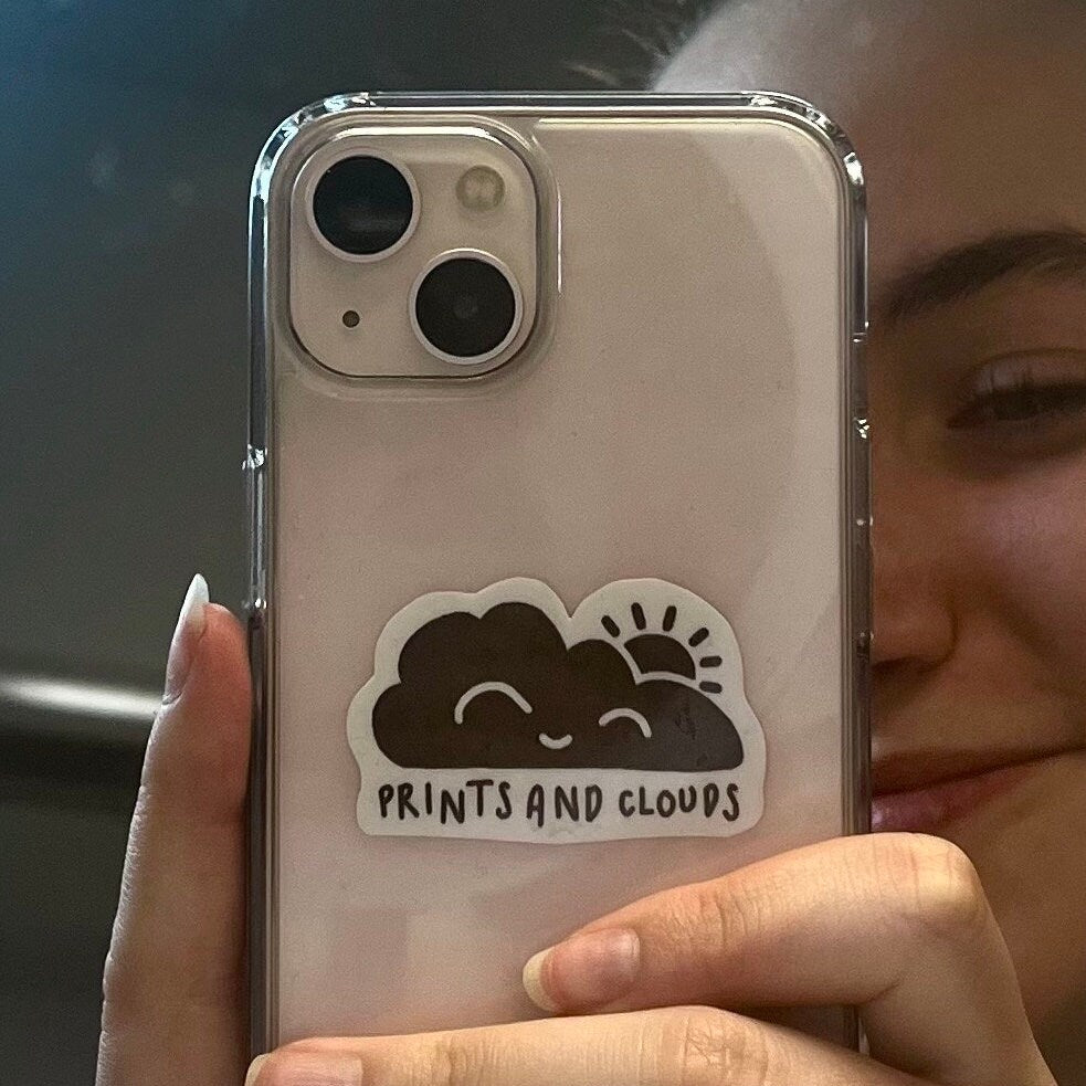 PrintsAndClouds Logo Sticker