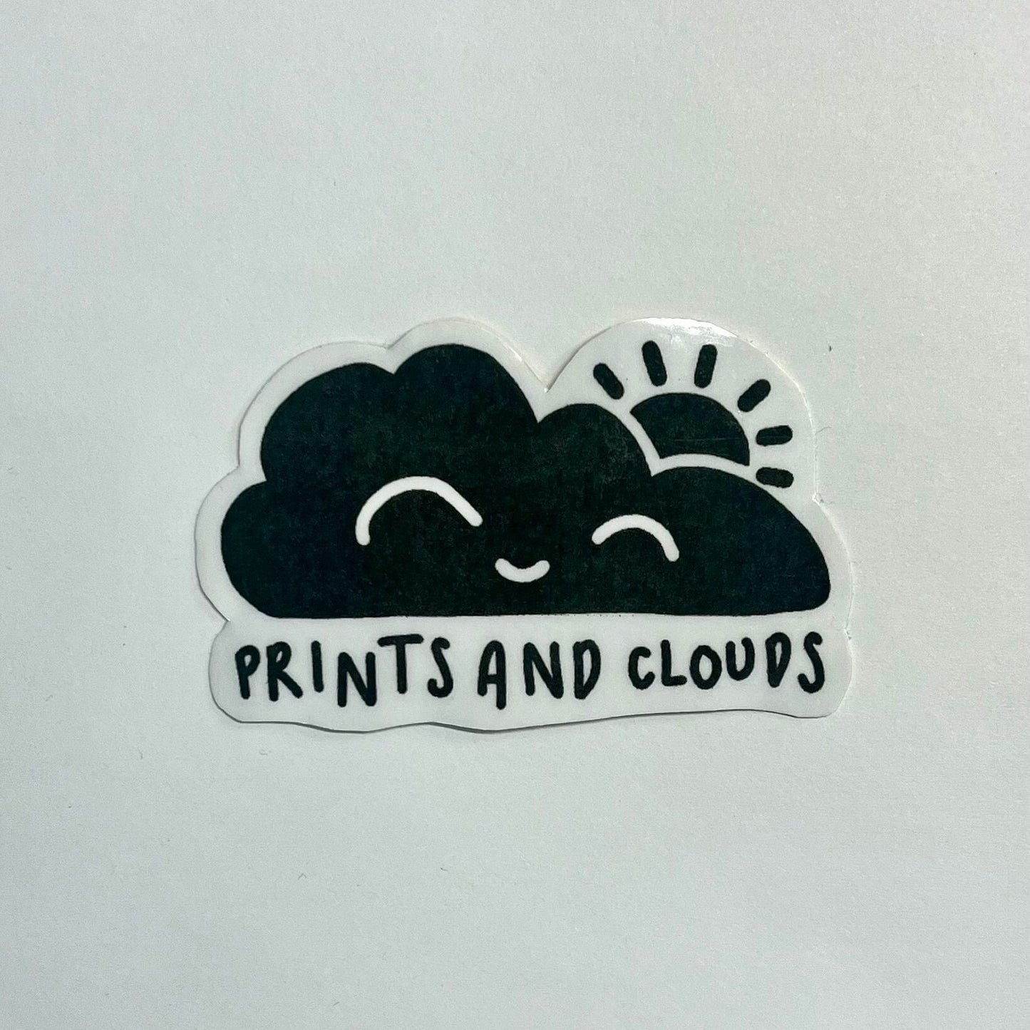 PrintsAndClouds Logo Sticker