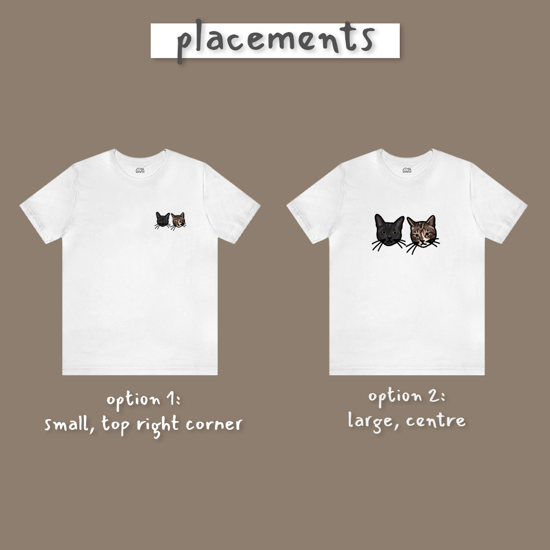 Custom Pet Head T-Shirt
