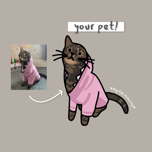 Custom Pet Digital Portrait