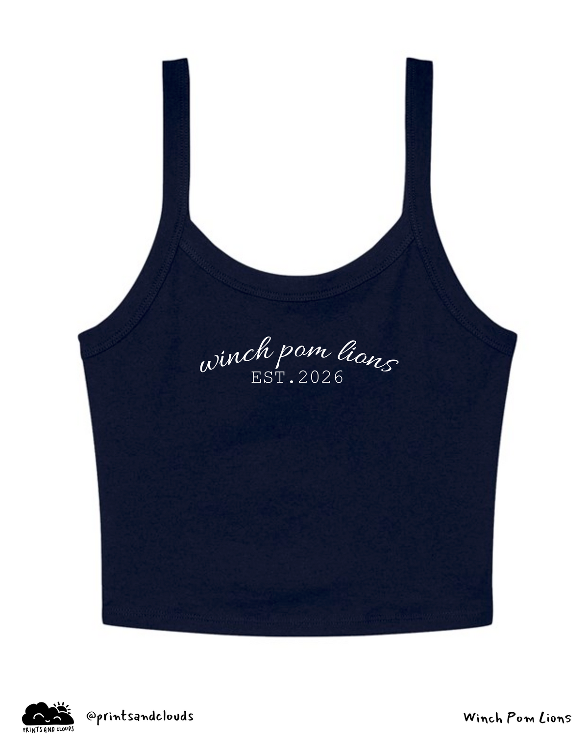 Winchester Pom Cropped Vest Top
